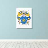 Ledesma Family Crest Canvas Afdruk (Insitu (Houten vloer))