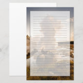 Ledge Geyser, Norris Geyser Basin Briefpapier (Voorkant / Achterkant)
