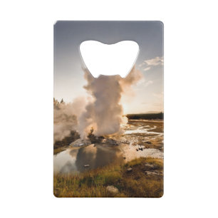 Ledge Geyser, Norris Geyser Basin Creditkaart Flessenopener