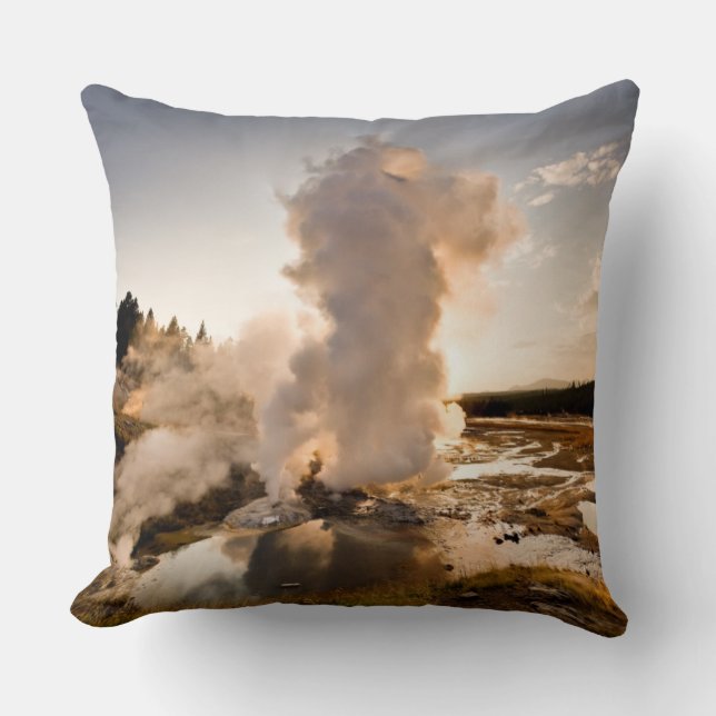 Ledge Geyser, Norris Geyser Basin Kussen (Voorkant)
