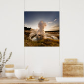 Ledge Geyser, Norris Geyser Basin Poster (Keuken)