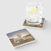 Ledge Geyser, Norris Geyser Basin Stenen Onderzetter (Zijkant)