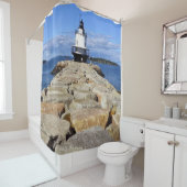 Ledge lenslicht douchegordijn (In situ)