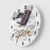 Ledger met eierlassen en rubberstempel grote klok (Hoek)