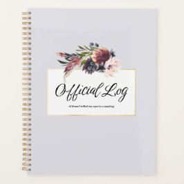 Ledger of Eye Rolls Planner