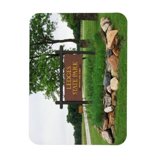 Ledges State Park, Iowa Magneet (Verticaal)