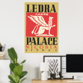  Ledra Palace Hotel Cyprus Poster (Thuiskantoor)