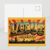 Leduc Alberta Industriebasis Briefkaart (Voorkant / Achterkant)