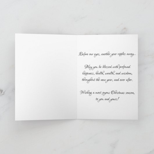 "LeDuc in Hibernance" kerstKaart Kaart (Binnen)