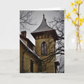 "LeDuc Turret Room" kerstkaart Kaart (Gele Bloem)