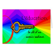 L'education, Education Teacher Appreciation French (Voorkant Horizontaal)
