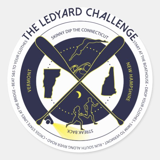Ledyard Challenge Sticker (Voorkant)