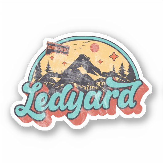 Ledyard, Connecticut Sticker (Voorkant)