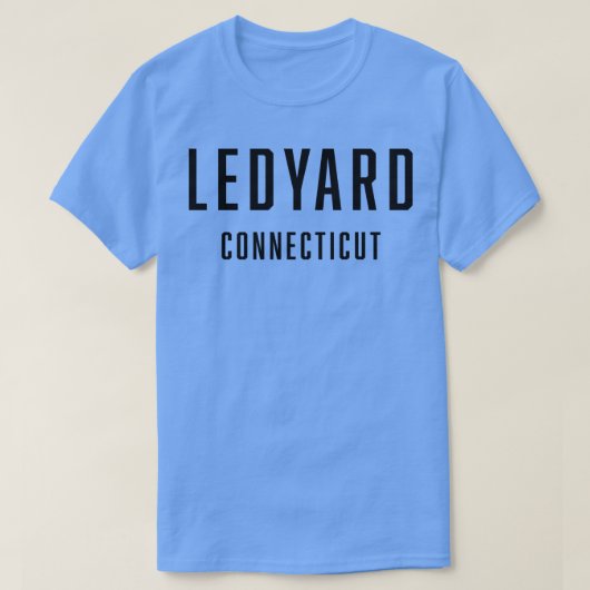Ledyard Connecticut T-shirt (Design voorkant)