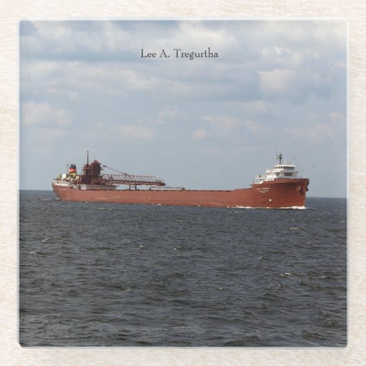 Lee A. Tregurtha glass onderzetter (Voorkant)