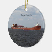 Lee A. Tregurtha-ornament Keramisch Ornament (Links)