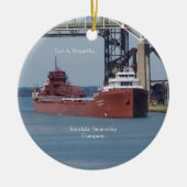 Lee A. Tregurtha-sierent Keramisch Ornament (Voorkant)