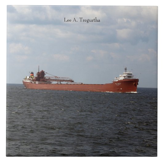 Lee A. Tregurtha tile Tegeltje (Voorkant)