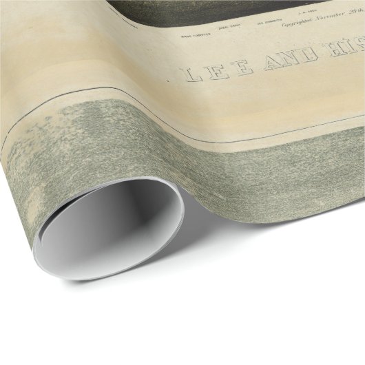 Lee and Zijne Generaal van Americus Patterson (190 Cadeaupapier (Rol Hoek)