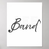 Lee Band Booster New Logo Red Only  Poster (Voorkant)