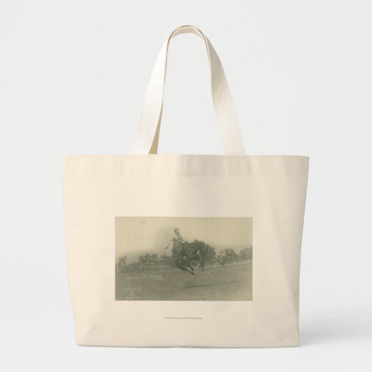 Lee Caldwell die vliegt. Grote Tote Bag (Voorkant)