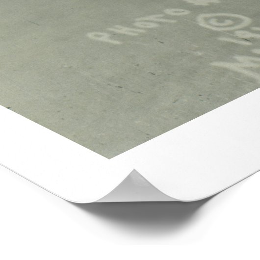 Lee Caldwell die vliegt. Poster (Hoek)