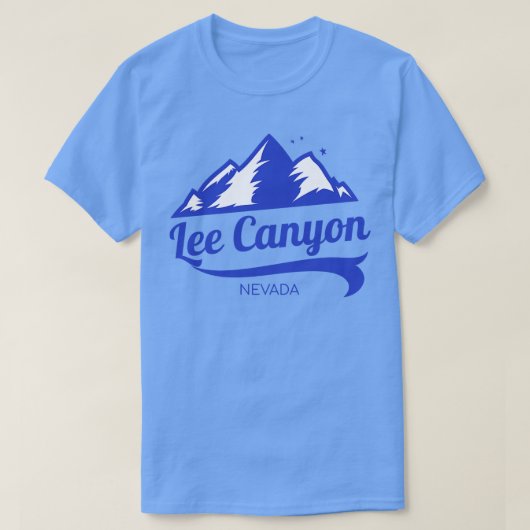 Lee Canyon ski Nevada T-shirt (Design voorkant)
