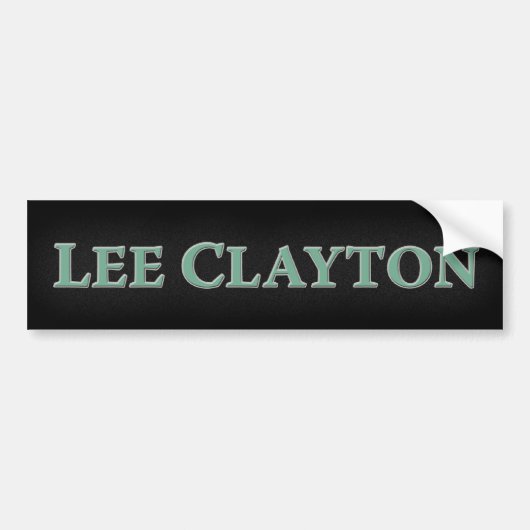 Lee Clayton Bumpersticker (Voorkant)