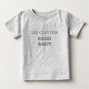 Lee Clayton Rocks Baby Shirt