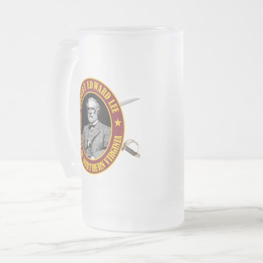 Lee (een paar goede Mannen) Matglas Bierpul (Voorkant links)