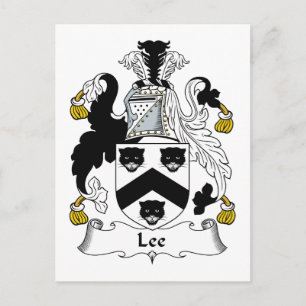 Lee Family Crest Briefkaart
