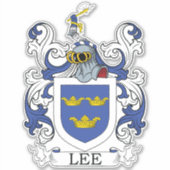 Lee Family Crest Sticker (Voorkant)