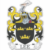 Lee Family Crest Sticker (Voorkant)