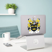 Lee Family Crest Sticker (Laptop op bureau)