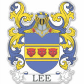 Lee Family Crest Sticker (Voorkant)