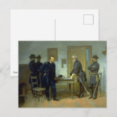 Lee geeft zich over aan Grant, door Alonzo Chappel Briefkaart (Voorkant / Achterkant)