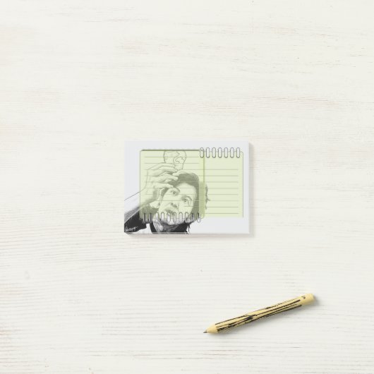 Lee Gihun post-it merkt op Post-it® Notes (Op bureau)