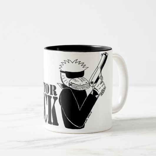 Lee Gracie's Doctor Duck Mok (Voorkant rechts)