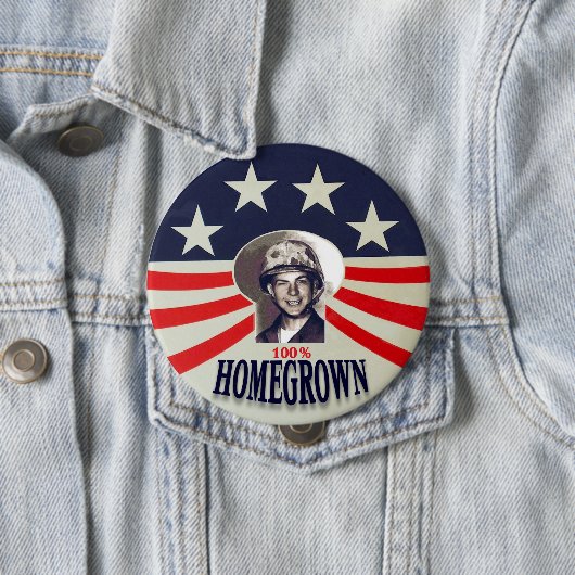 Lee Harvey Oswald Ronde Button 4,0 Cm (In situ)