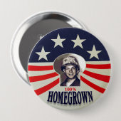 Lee Harvey Oswald Ronde Button 4,0 Cm (Voorkant /achterkant)