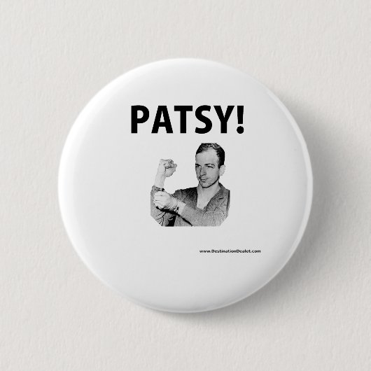 Lee Harvey Oswald Ronde Button 5,7 Cm (Voorkant)