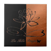 Lee Hiller Designs Accents Black Copper Tegeltje (Voorkant)