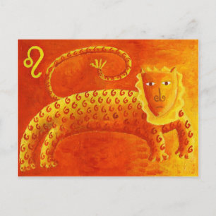 Lee Horoscoop Zodiac Sterrenbeeld Briefkaart