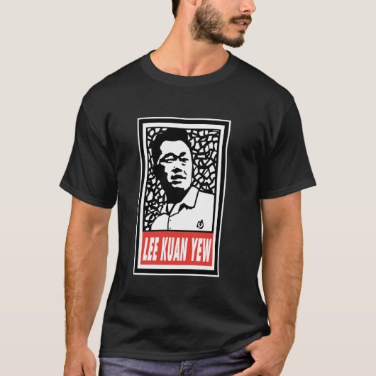 Lee Kuan Yew Vector Artwork T-shirt (Voorkant)