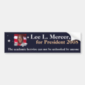Lee L. Mercer, Jr. voor President 2016 Bumpersticker (Voorkant)