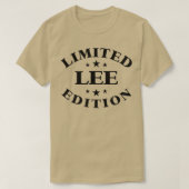 Lee Limited EditionFunny Personalized Lee T-Shirt (Design voorkant)