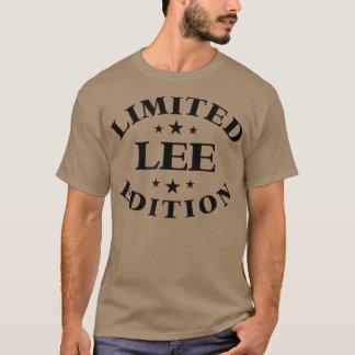 Lee Limited EditionFunny Personalized Lee T-Shirt