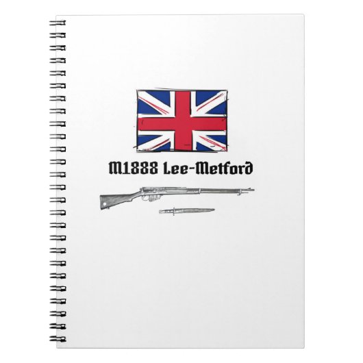 Lee Metford P1888 geweer Brits Notitieboek (Voorkant)