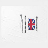 Lee Metford rifle Fleece Deken (Voorkant (Horizontaal))