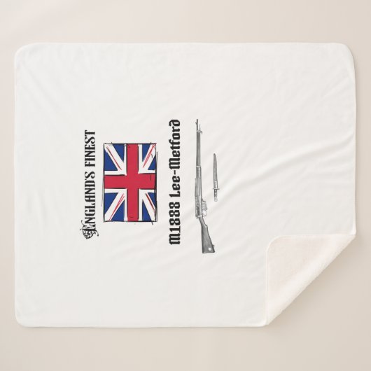 Lee Metford rifle Sherpa Deken (Voorkant (horizontaal))